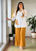 Yellow Floral Mul Cotton Co-ord Set