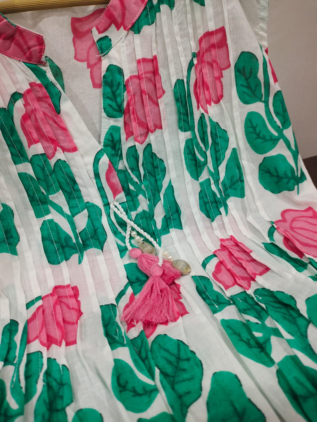 Printed Cotton Kurta Pant Set