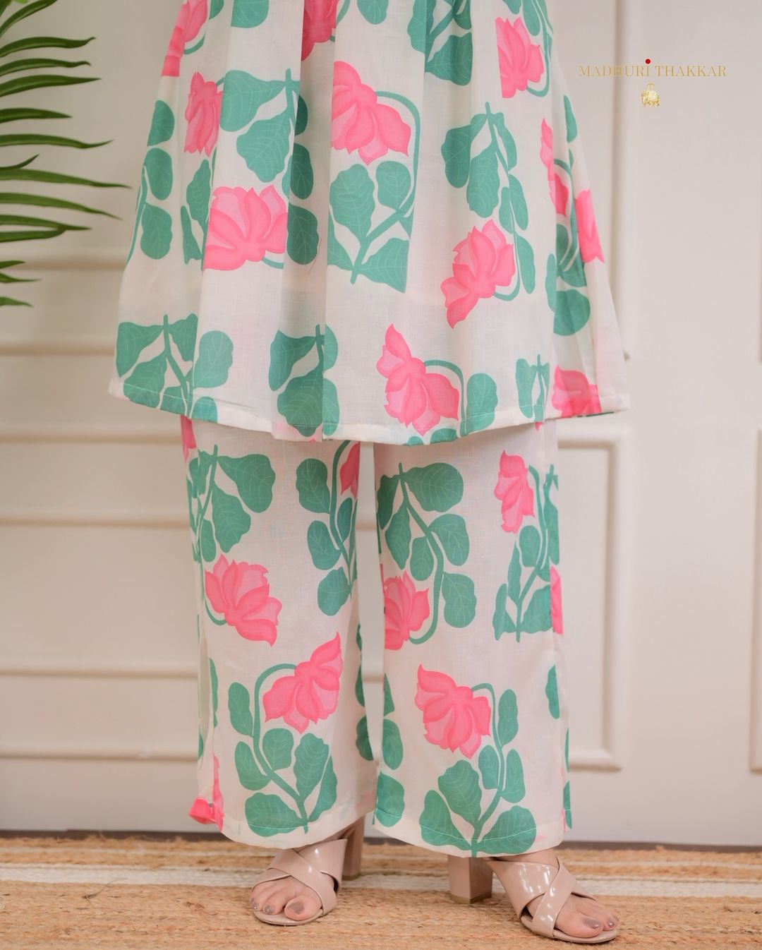 Printed Cotton Kurta Pant Set
